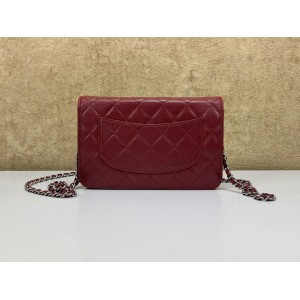 CHANEL A33814 WALLET ON CHAIN SHOULDER BAG